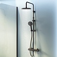 F0785A422  X-Joy, душ.система:  см-ль д/душа с ТМС, душ.штанга,верхний душ 220мм, ручн душ, черн.