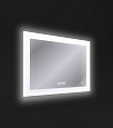 Зеркало LED DESIGN PRO 060 80 часы с подсветкой прямоугольное