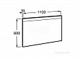 Зеркало Roca Prisma LED 1100x35x800 812261000