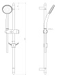 Комплект аксессуаров Lemark LM8067C для душа