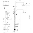 Смеситель Lemark Tropic LM7002С для ванны и душа