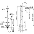 Смеситель Lemark Prime LM6162BRG для ванны и душа