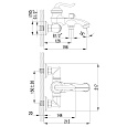 Смеситель Lemark Brava LM4712G для ванны