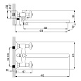 Смеситель Lemark Standard LM2112C универсальный