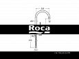 Смеситель Roca Targa для кухни 5A8460C0M