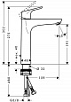 Смеситель для раковины Hansgrohe Focus E2 31608000