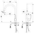 Смеситель Lemark Plus Strike LM1105C для кухни