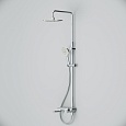 F0780700 Like, душ.система: см-ль-полка д/ванны/душа, душ.штанга 1030-1460мм, верхний душ 220 мм, ру