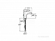 Смеситель Roca Thesis для биде 5A6150C00