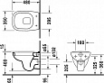 Унитаз подвесной Duravit D-Code compact 22110900002