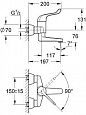 Смеситель для раковины Grohe Euroeco Special 32792000