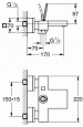 Смеситель для ванны Grohe Eurocube Joy 23666000