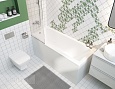 Акриловая ванна Santek Санторини 170х70 прямоугольная белая 1WH302487