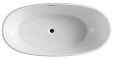 Ванна акриловая Azario LEEDS 1685х840х580, свободностоящая, в комплекте с сифоном и металлической рамой (LEE17085)