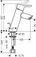 Смеситель для раковины Hansgrohe Talis S2 32040000