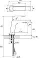 Смеситель для умывальника Ravak Classic CL 012.00