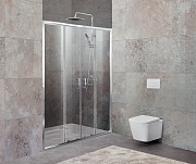 Душевая дверь BelBagno 1700 UNIQUE-BF-2-170/200-C-Cr