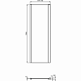 Фиксированная боковая панель 70 см Ideal Standard CONNECT 2 L K9297V3