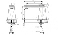 Смеситель для умывальника Bravat Diamond M F118102C-1-ENG