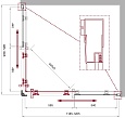 Душевой уголок BelBagno UNO-195-AH-2-120/100-CH-CR